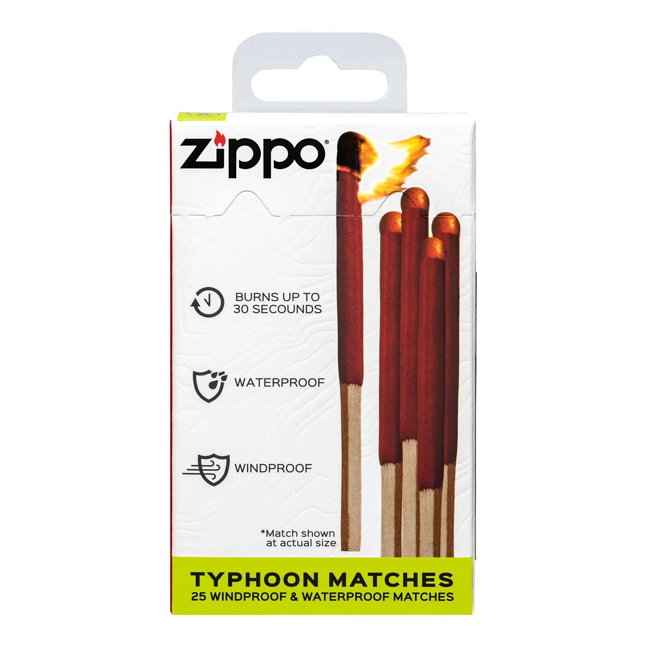 Zippo Typhoon Matches 40570Z Waterproof Windproof Survival Matches