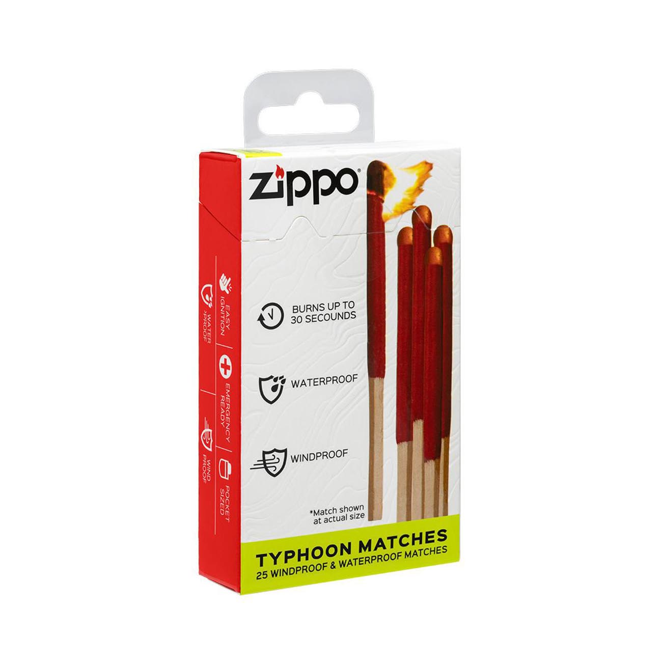 Zippo Typhoon Matches 40570Z Waterproof Windproof Survival Matches