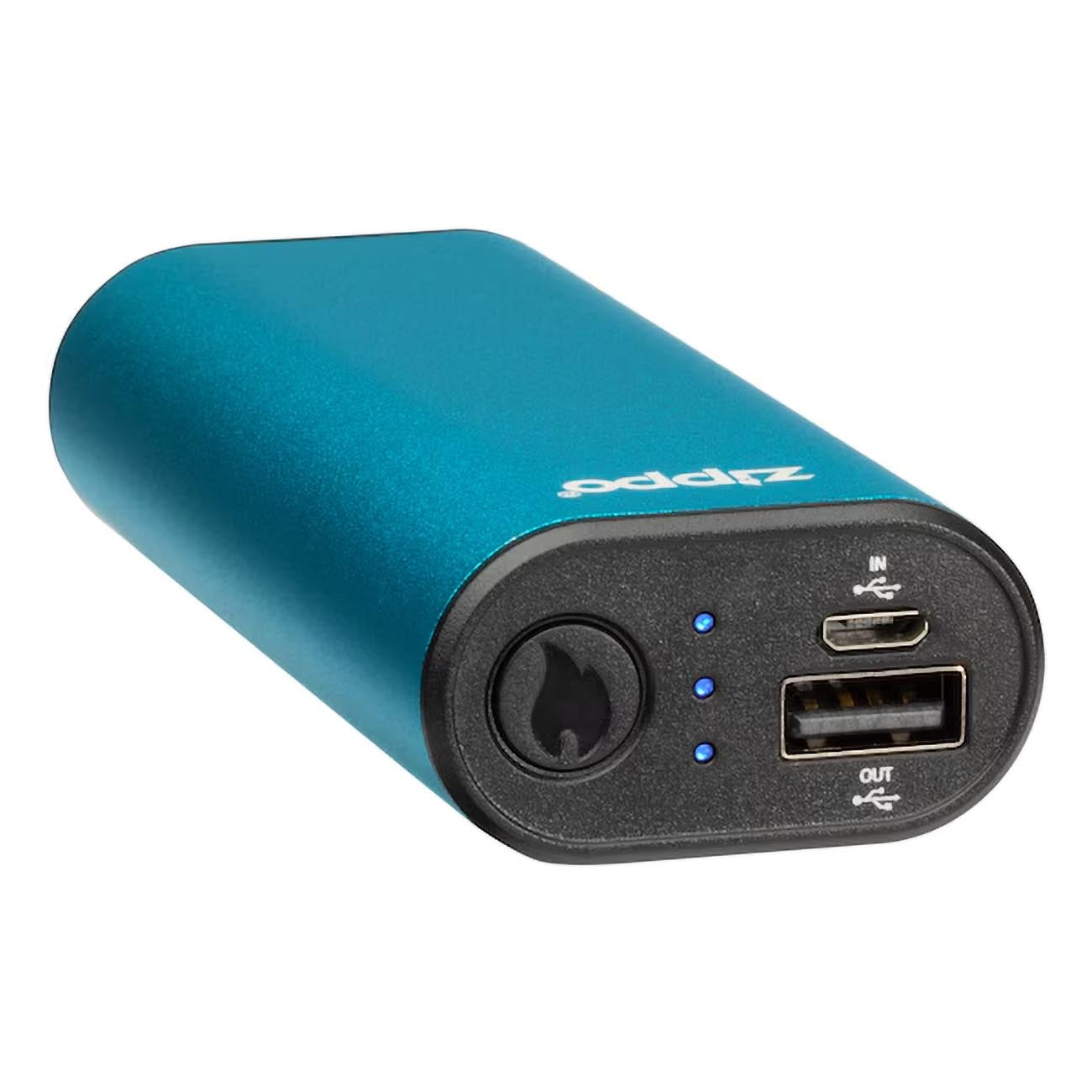 Zippo HeatBank 6 Rechargeable Hand Warmer with Blue Finish