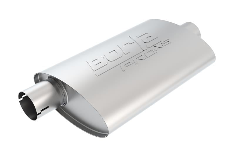 Borla ProXS Universal Muffler 400478, 2.25-Inch Offset Inlet and Center Outlet