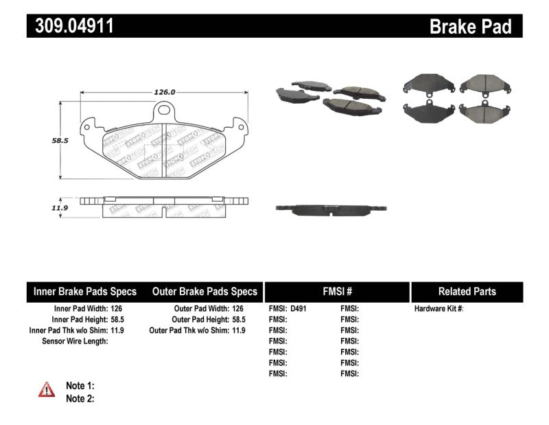 ST Sport Brake Pads