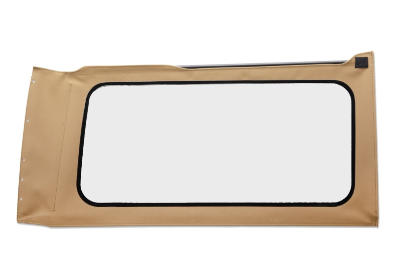 Bestop OE Jeep Wrangler JL Replacement Windows (Quarter Right Hand, 2-Door, Tan Twill, Clear)