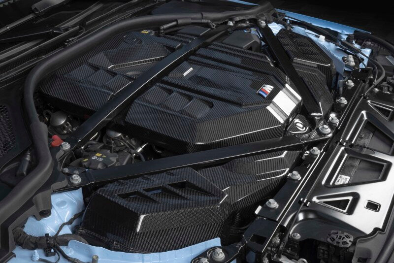Dinan G80/G82/G87 Gloss Carbon Fiber Engine Cover with Matte Accents for BMW M2/M3/M4