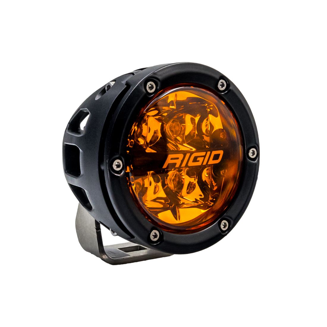 Rigid Industries - 41652 - A Pillar Light Mount - Polaris Razor 360-Series Amber PRO A-Pillar Light Kit
