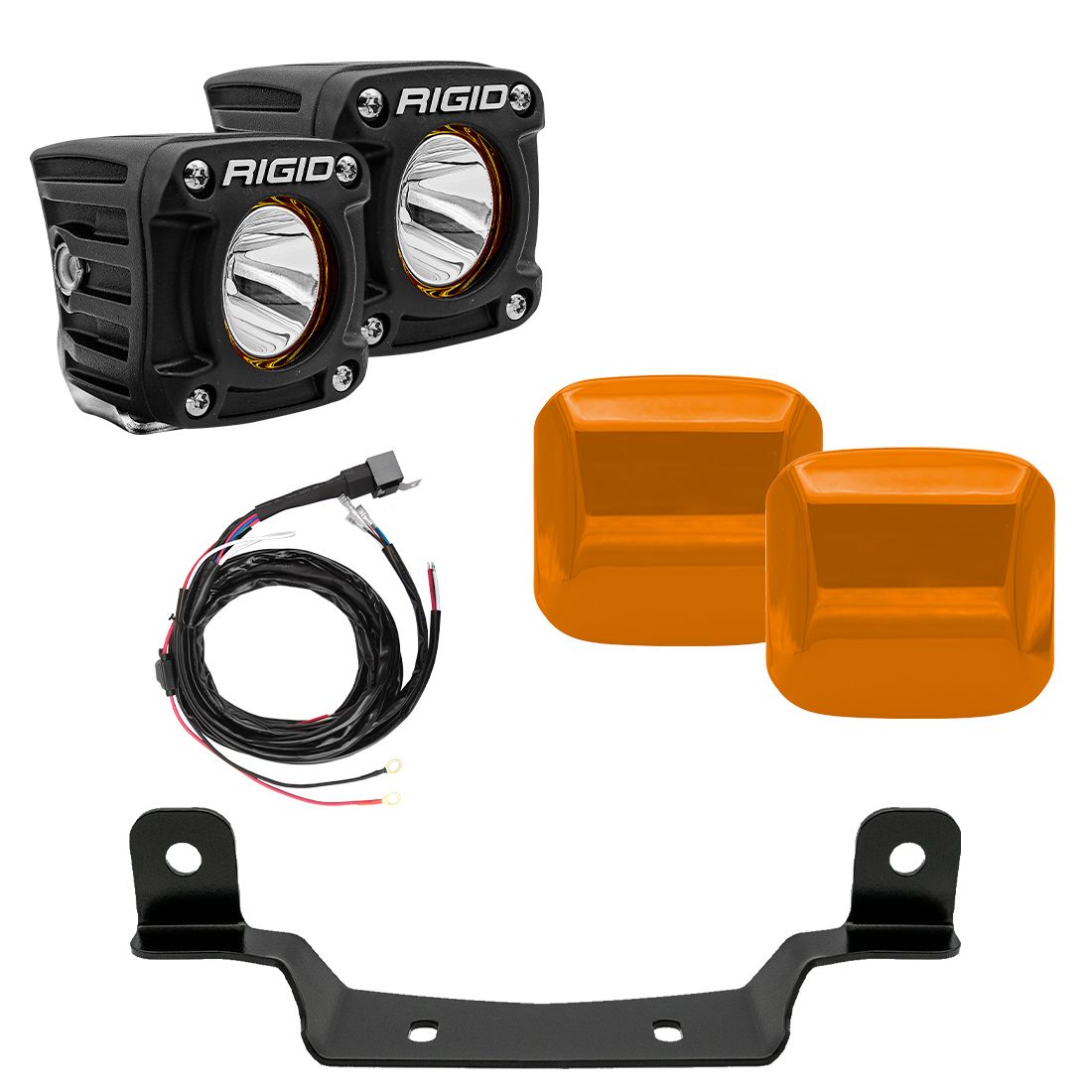 Rigid Industries - 41669 - Grilles - Polaris Razor Revolve Grille Light Kit