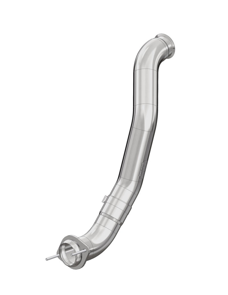MBRP Armor Lite Turbo Down Pipe for 2008-2010 Ford F-250 Super Duty 6.4L Powerstroke, 4-Inch Aluminized Steel