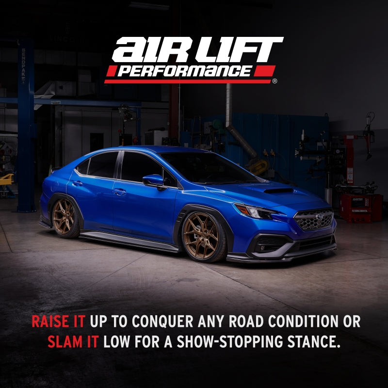 Air Lift Performance 76001 Front Air Suspension Kit for 2015-2021 Subaru WRX and WRX STI