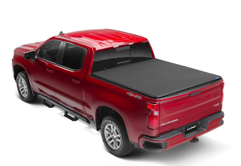 Lund 2019 Chevrolet Silverado 1500 (5.5ft. Bed) Genesis Elite Tri-Fold Tonneau Cover - Black
