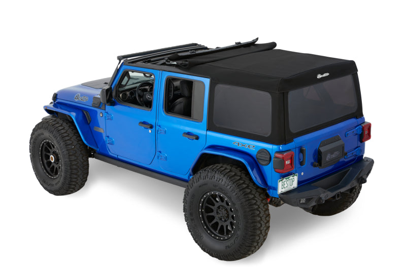Bestop 18-26 Jeep Wrangler JL 4-Door Supertop in Black Diamond