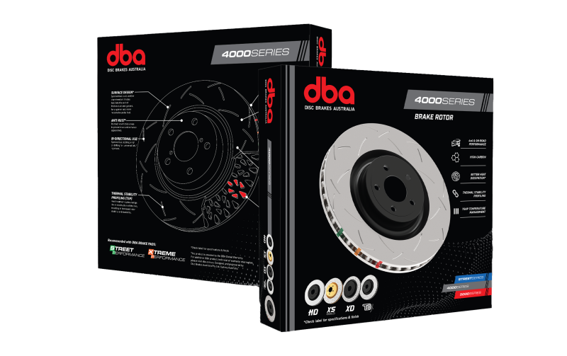 DBA 13-22 Honda Accord EX/EX-L/Sport/Touring (w/292mm Front Rotor) Front 4000 Series Slotted Rotor