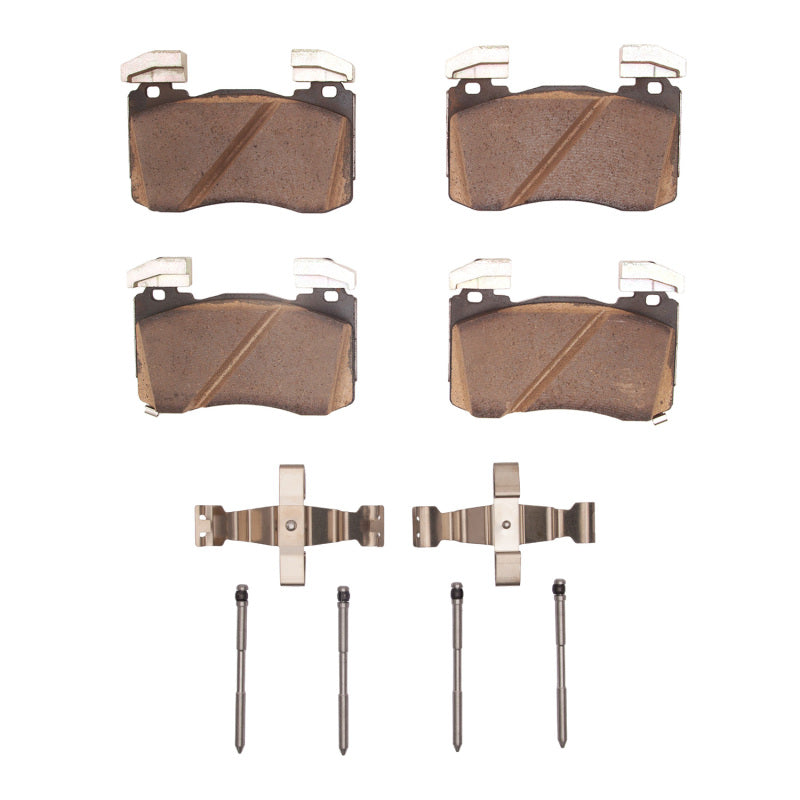 R1 Concepts RNC2310-2145-01 Ceramic Front Brake Pad and Hardware Kit for Genesis G70 and Kia Stinger