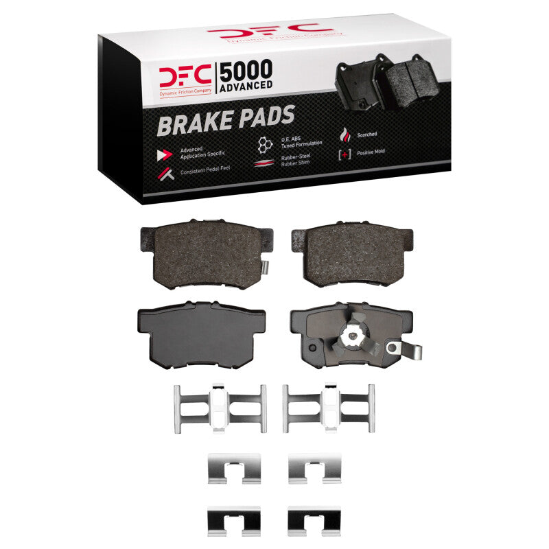 DFC 05-16 Honda CR-V Rear Advanced Ceramic Brake Pads and Hardware Kit