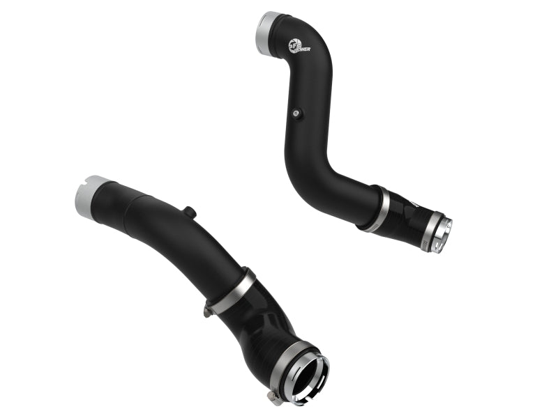 aFe POWER BladeRunner Aluminum Hot and Cold Charge Pipe Kit, Black, Part Number 46-20744-B