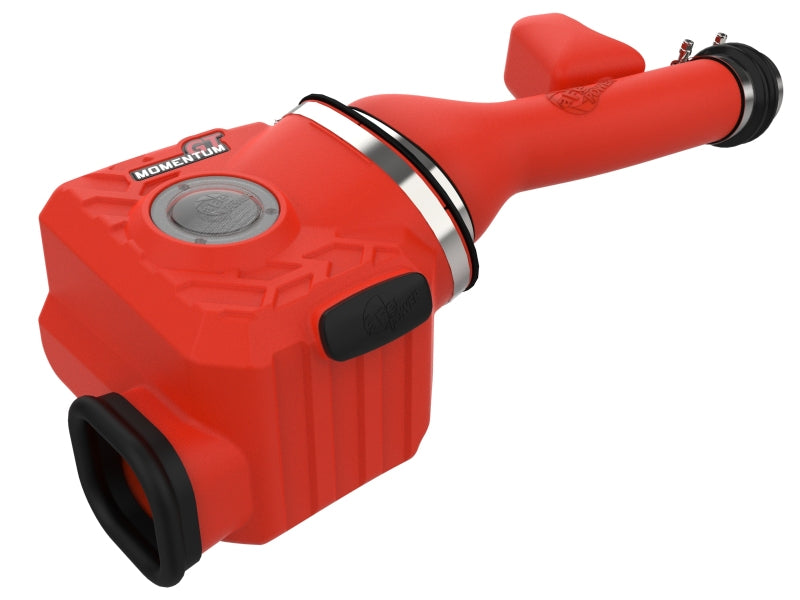 aFe Momentum GT Cold Air Intake System with Pro DRY S Filter, Red, Part Number 50-70095DR