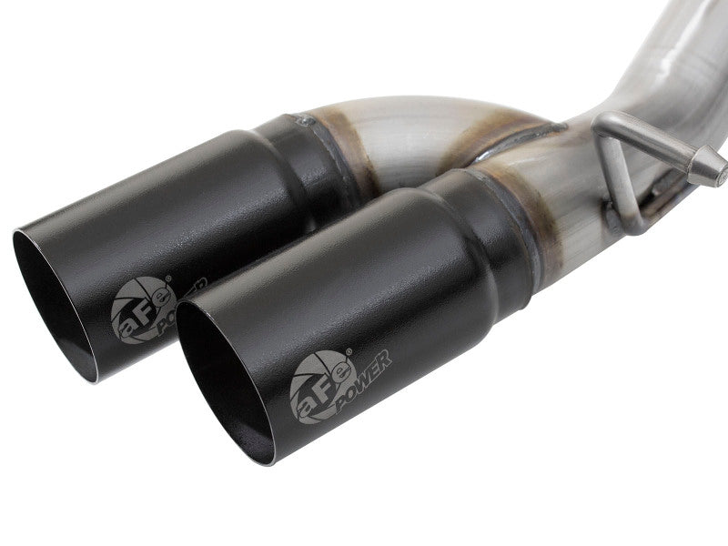 aFe MACH Force-Xp 3-Inch 409 Stainless Steel Cat-Back Exhaust with Black Tips, Part Number 49-44096-B
