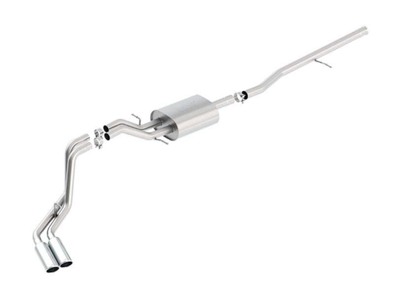 Borla S-Type Cat-Back Exhaust System 140550 for 2014–2018 Chevrolet Silverado 1500 and GMC Sierra 1500 5.3L V8