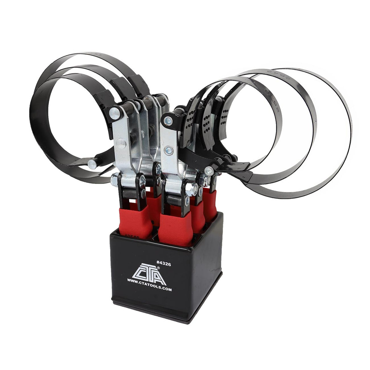 CTA Tools 4326CTA Oil Filter Wrench Kit with Magnetic Stand, 6-Piece