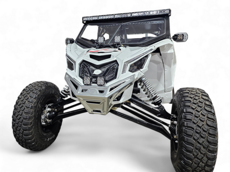 Elektric Offroad 2017+ Can-Am Maverick Billet Front Winch Bumper Anodized Clear