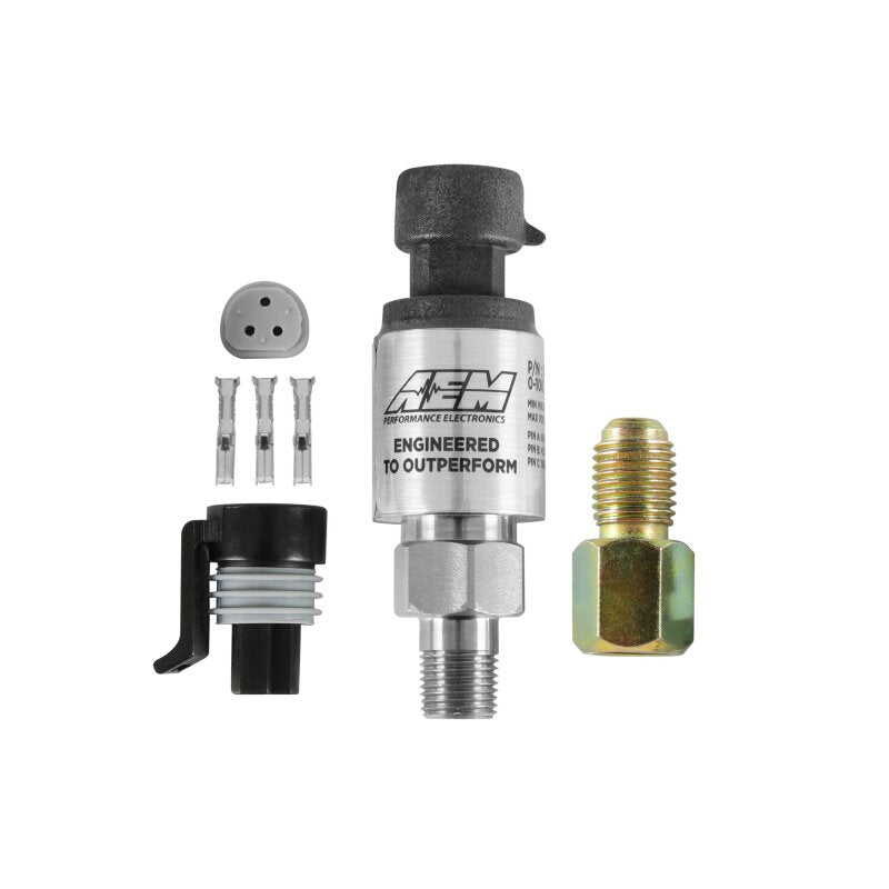 AEM 30-2130-100 100 PSIG Stainless Steel Pressure Sensor Kit
