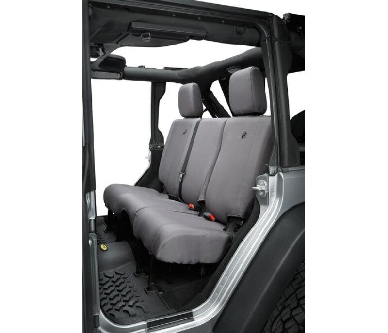 Bestop 13-18 Jeep Wrangler JK 4-Door Rear Seat Covers - Charcoal