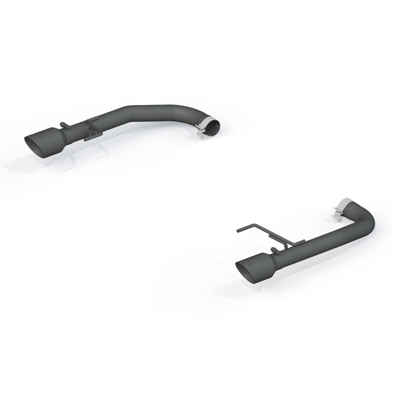 MBRP S7276BLK Armor BLK Axle-Back Exhaust System for 2015-2017 and 2024-2025 Ford Mustang GT 5.0L