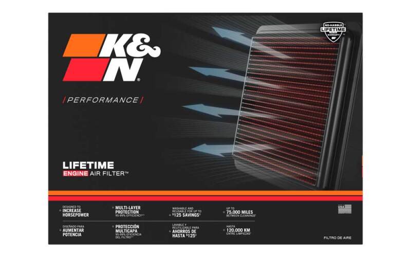 K&N Engineering HA-8098 High-Flow Replacement Air Filter for Honda VFR800 Interceptor