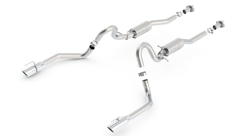 Borla ATAK Cat-Back Exhaust System for 1999-2004 Ford Mustang GT and 2003-2004 Mach 1, Part Number 140458