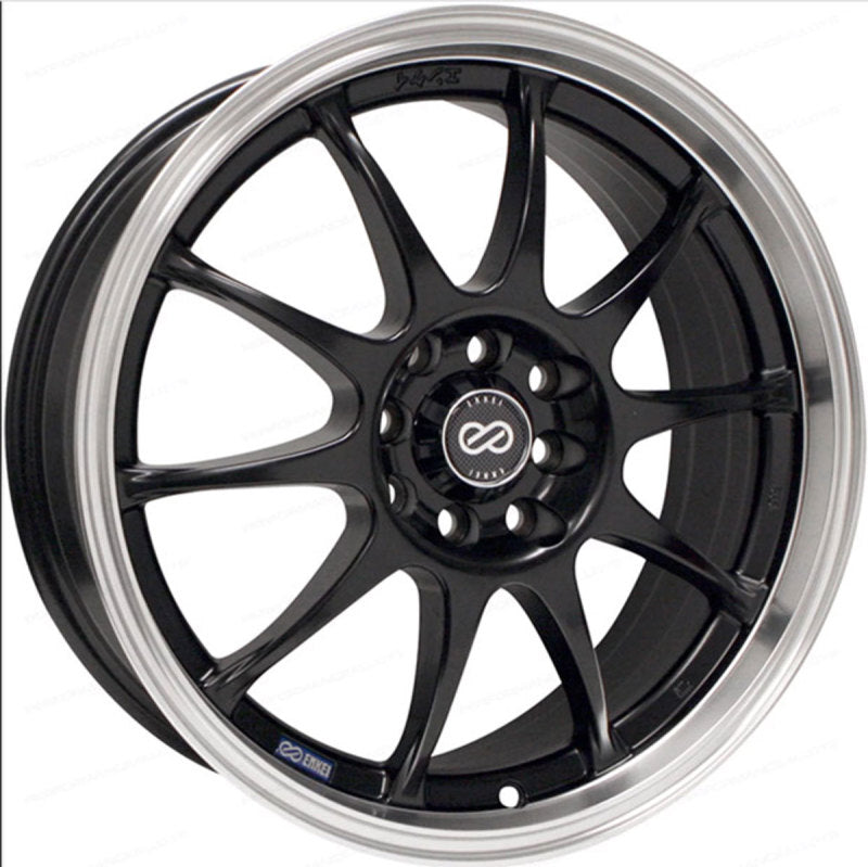 Enkei - enk409-565-11BK - J10 15x6.5 Matte Black Wheel