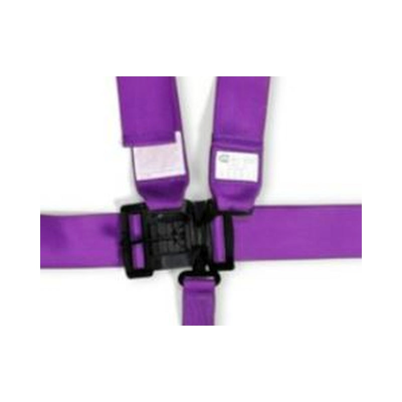 RaceQuip RQP711051RQP Purple Latch & Link 5-Point Racing Harness