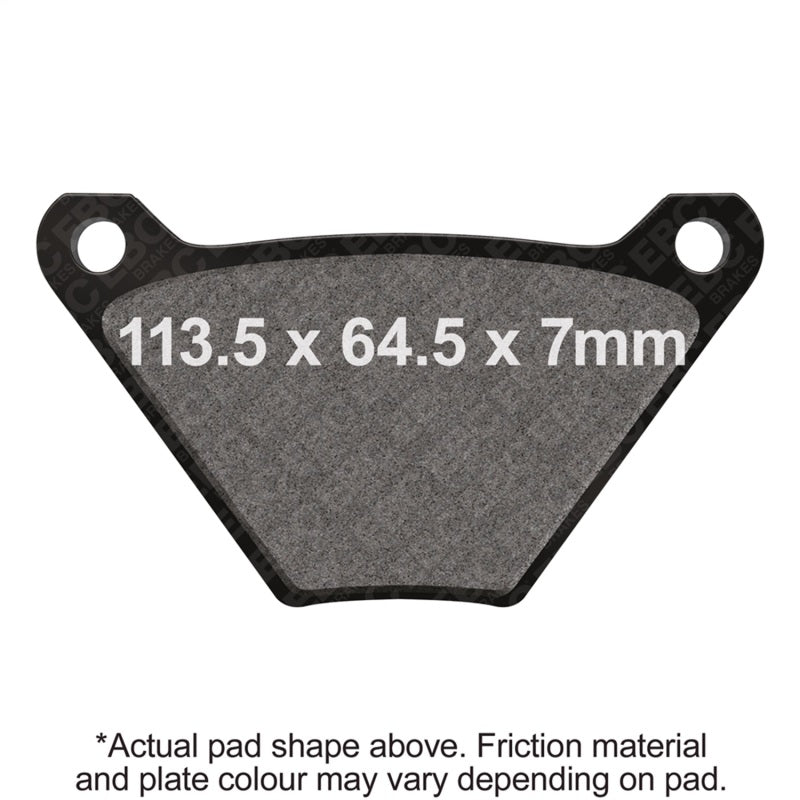 EBC Powersports FA24/2 Organic Rear Brake Pads for 1977–1983 Harley-Davidson Models