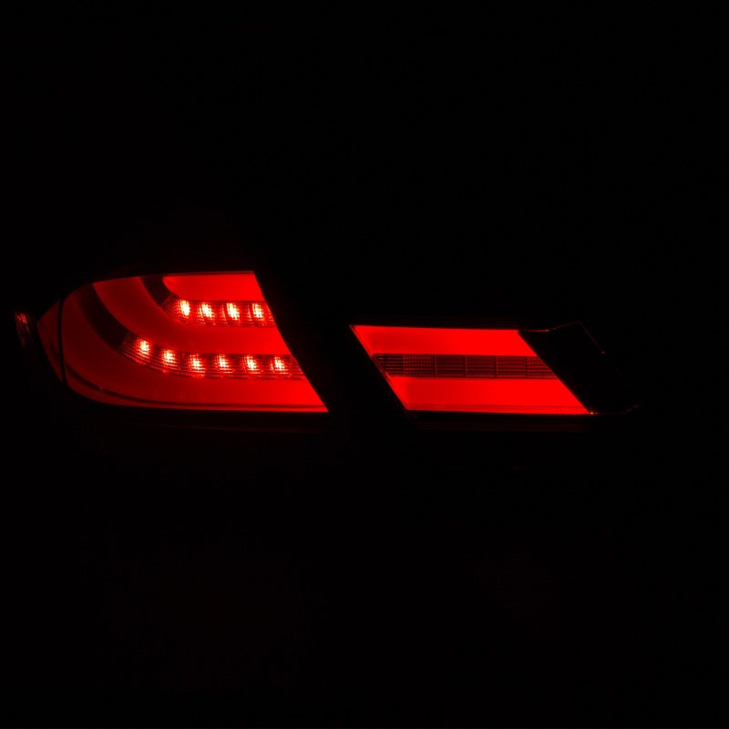 ANZO 2013-2015 Honda Civic LED Taillights Chrome