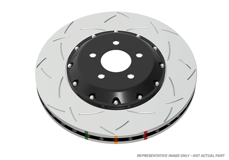 DBA 13-14 Chevrolet Corvette Z51 Front T3 2 Piece V2 Slotted Rotor with Black Hat