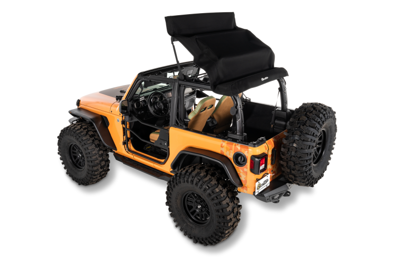 Bestop Trektop Glide 2-Door Soft Top for Jeep Wrangler JL 2018-2026 – Black Diamond