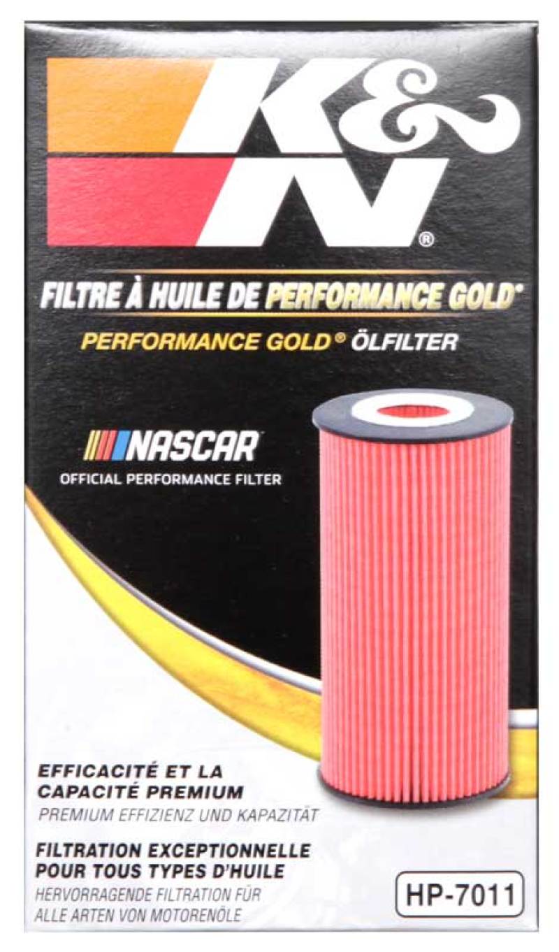 K&N Engineering HP-7011 Cartridge Oil Filter for Select Porsche Boxster and 911 Models