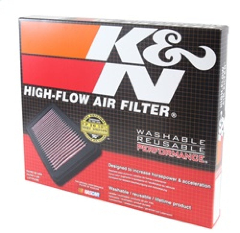 K&N Engineering 33-2428 High-Flow Replacement Air Filter for BMW 535i, X5, and X6