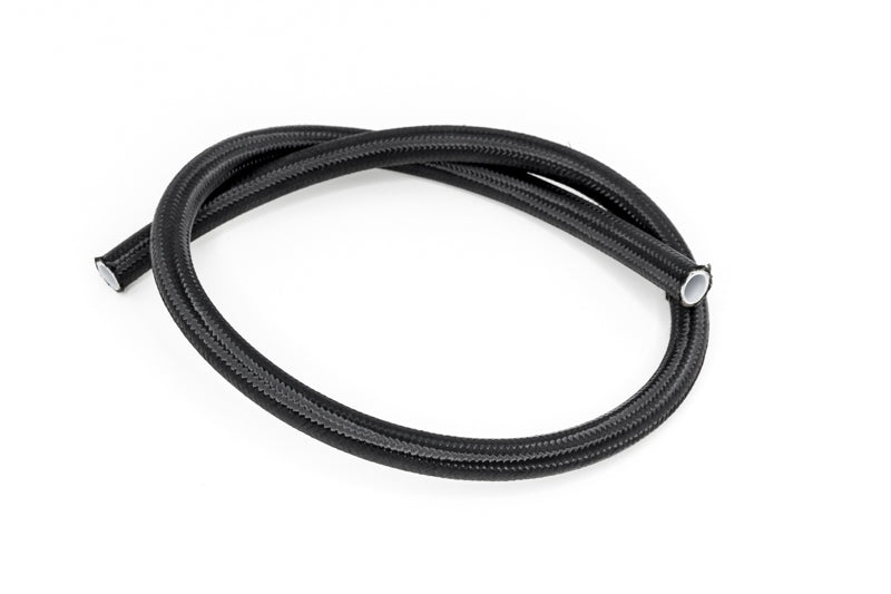 DeatschWerks 6AN Black Nylon-Braided PTFE Fuel Hose, 3 Feet