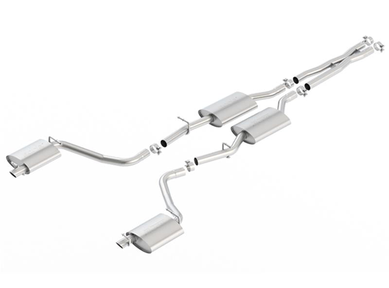 Borla 140649 S-Type Cat-Back Exhaust System for 2015-2023 Dodge Challenger 3.6L V6