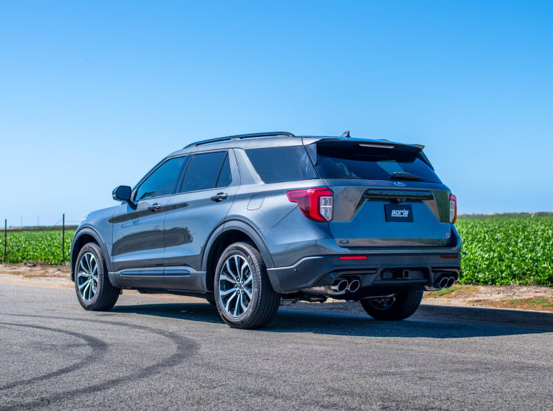 Borla 140821 ATAK Cat-Back Exhaust System with Chrome Tips for 2020-2026 Ford Explorer ST and Lincoln Aviator 3.0L V6 EcoBoost