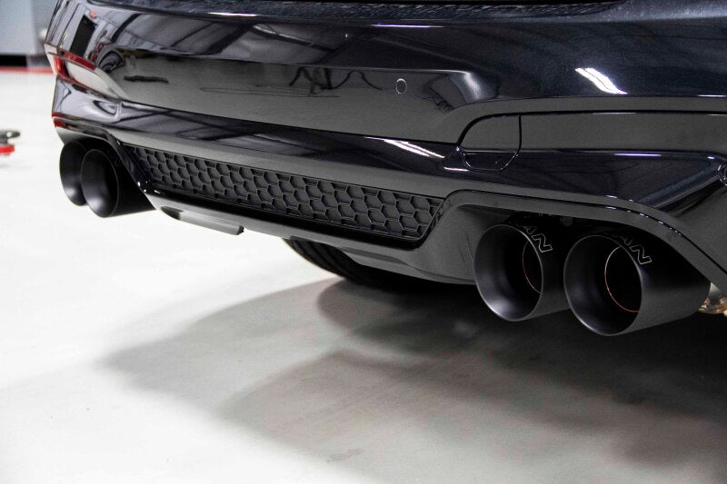 Dinan DNND660-0086-BLK Free Flow Axleback Exhaust System with Black Tips for BMW X3 and X4 (2020-2022)