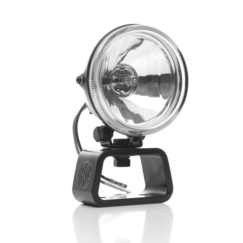 KC HiLiTES Rally 400 KCL490 4-Inch Round Halogen Lights, 55W Spread Beam Pair Pack