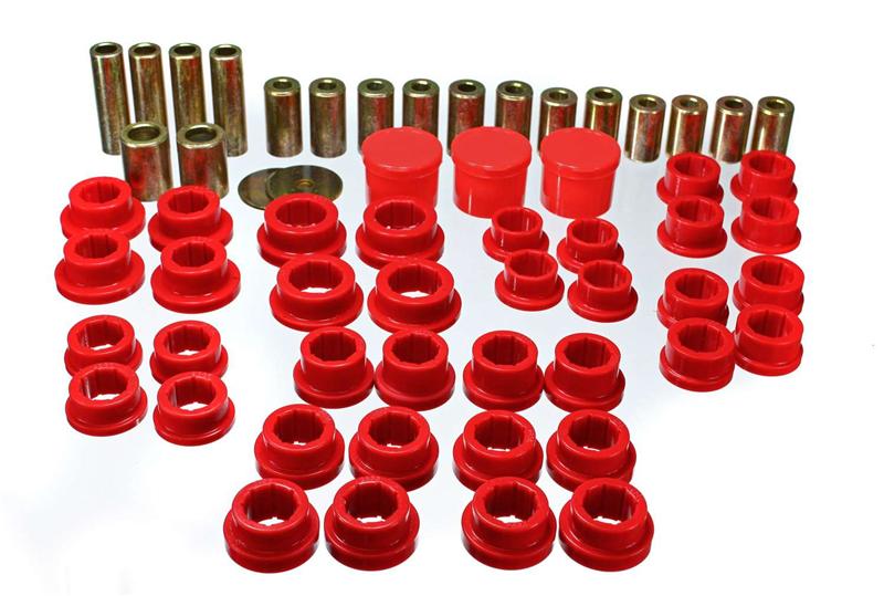 Energy Suspension - eng7.3122R - 02-09 Nissan 350Z / 03-07 Infiniti G35 Coupe Red Rear Control Arm Bushing Set