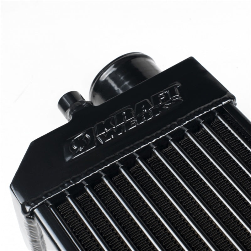 KraftWerks KRT145-99-0015 Universal Intercooler, 2.5-Inch Inlet and Outlet, Black