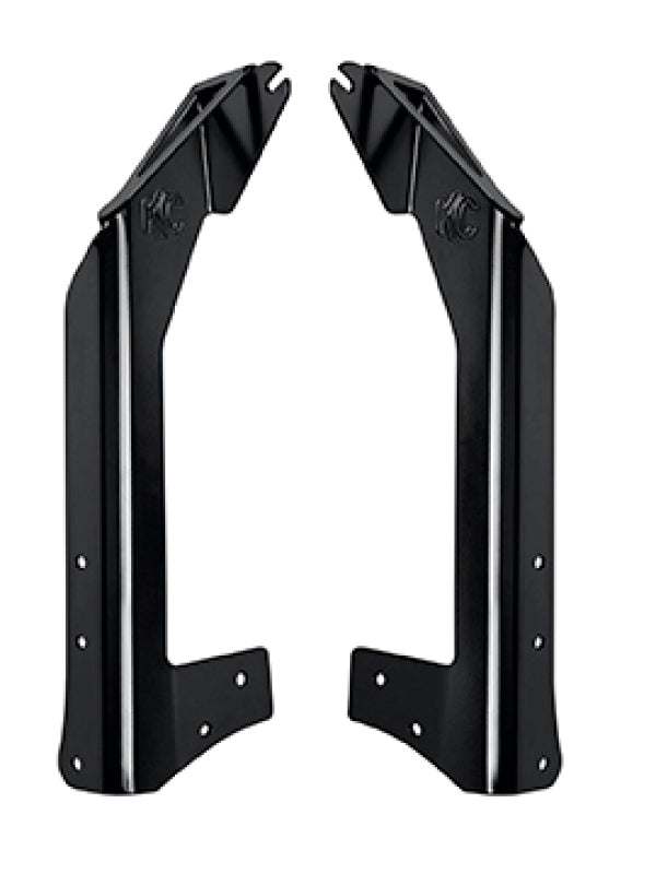 KC HiLiTES 7323 Jeep JK Overhead Mount Bracket Set for Gravity LED Pro6 and C-Series Light Bars