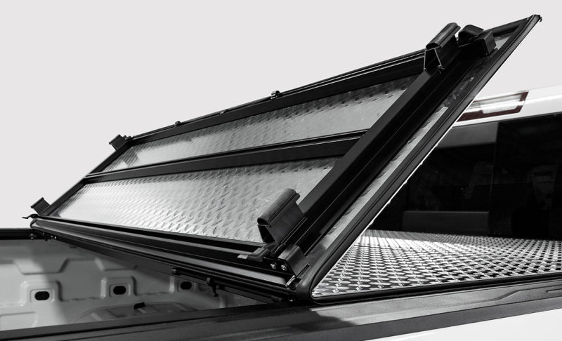 Access LOMAX Tri-Fold Cover for 2026 Ford Ranger with 5ft Standard Bed – Matte Black, Hard Aluminum Finish, Single Rail