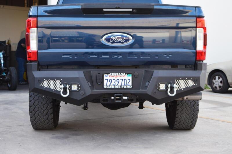 DV8 Offroad RBFF2-02 Rear Bumper for 2017+ Ford F-250, F-350 and F-450