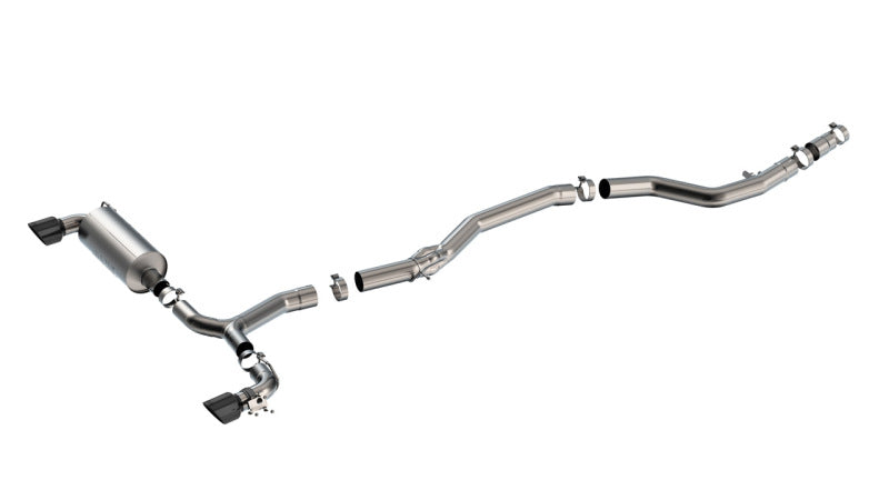 Borla 140826BC ATAK Cat-Back Exhaust System with Black Chrome Tips for 2020-2025 Toyota GR Supra 3.0L