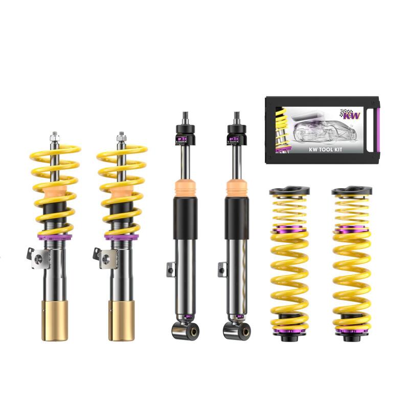 KW V3 Coilover Kit kws352200EQ for 2022+ BMW M3 G80 and M4 G82 AWD with Electronic Dampers