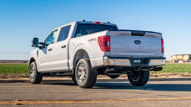Borla 140862BC Touring Cat-Back Exhaust with Black Chrome Tips for 2021-2026 Ford F-150 2.7L and 3.5L V6