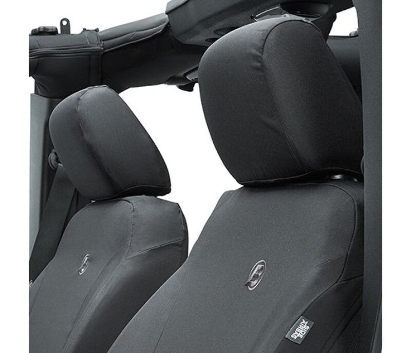 Bestop 2013-2018 Jeep Wrangler JK Front Seat Covers (Black Diamond)