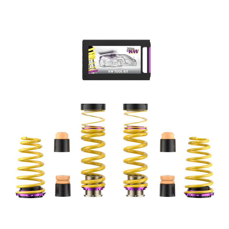 KW H.A.S. Height Adjustable Spring Kit for 2021+ Porsche 911 Turbo, Part Number KWS25371090